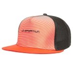 La Sportiva Czapka Basecap Fade Trucker czerwono/węglowo-szara