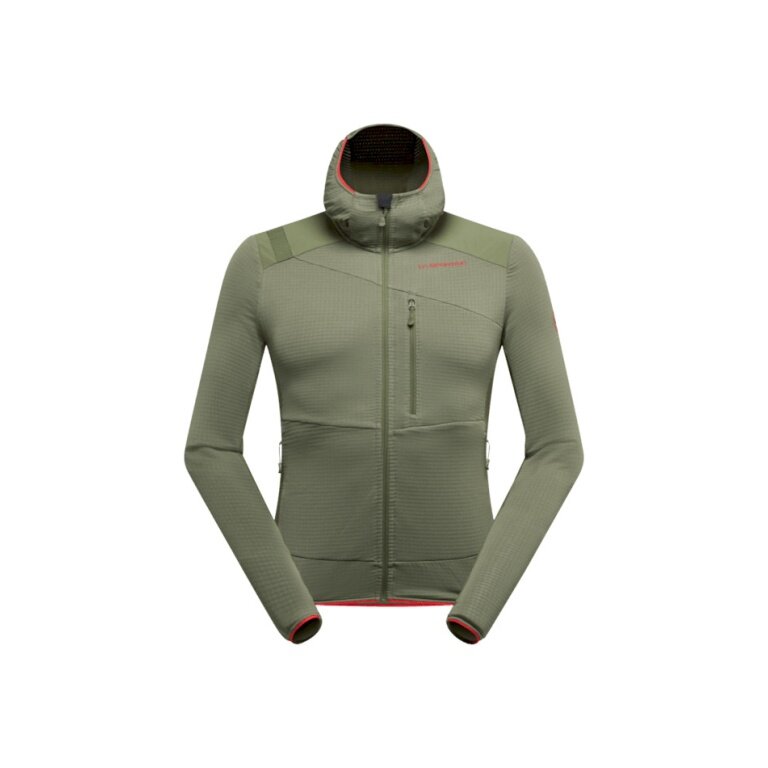La Sportiva Fleecejacka Aequilibrium Thermal Hoody (z kapturem, oddychająca) oliwkowa męska
