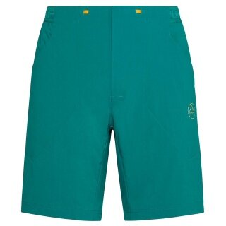 La Sportiva Spodenki wędrówkowe Guard Short (elastyczny pas z sznurkiem) krótkie ciemnozielone męskie