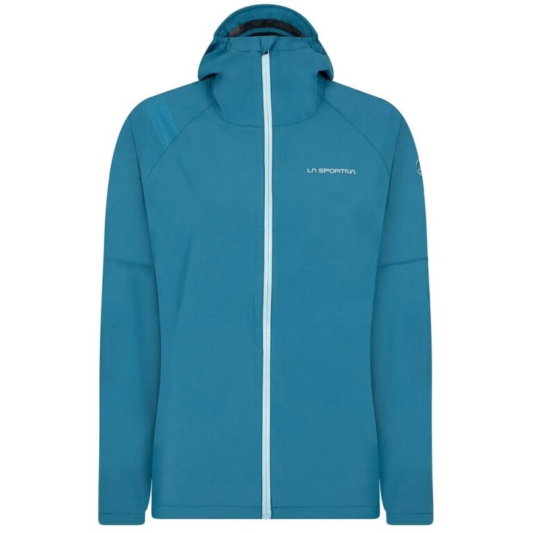 La Sportiva Trailowa kurtka biegowa Run (lekka, wodoodporna, maksymalna swoboda ruchów) niebieska damska