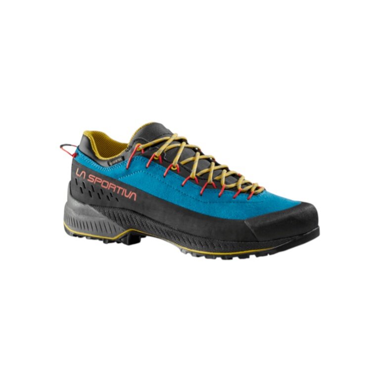 La Sportiva Buty trekkingowe TX 4 Evo GTX (podejście, skóra zamszowa, wodoodporne) tropicblue/żółty męskie