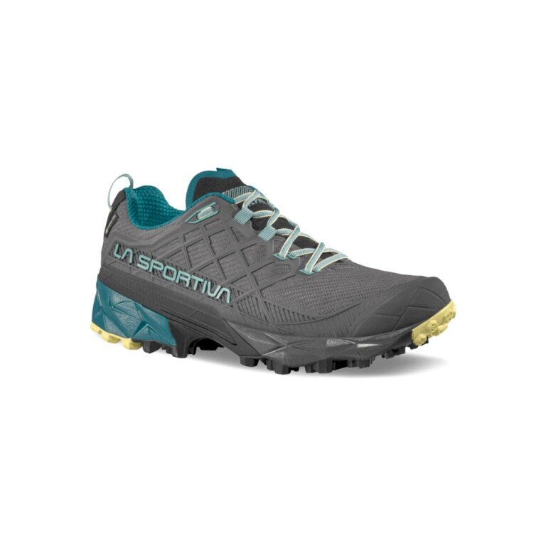 Buty do biegania trailowego La Sportiva Akyra II GTX (wodoodporne, na długie dystanse) 2026 w kolorze węgorzowym/niebieskim dla kobiet