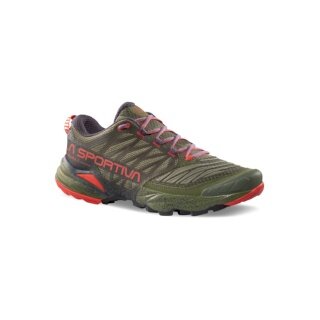 La Sportiva buty do biegania w terenie Akasha II ciemnozielone/czerwone męskie