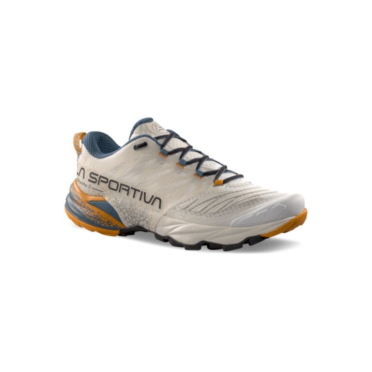 La Sportiva Buty do biegania w terenie Akasha II szare/niebieskie/pomarańczowe męskie