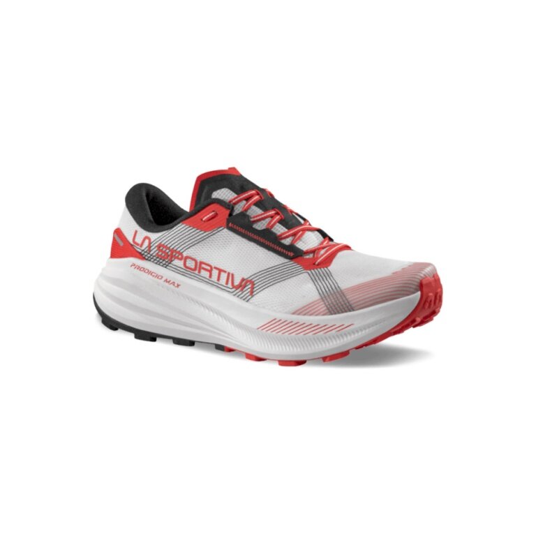 Buty do biegania La Sportiva Prodigio Max (na długie dystanse) białe/czerwone męskie