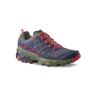 La Sportiva buty do biegania w terenie Akyra II nocny niebieski/zielony damskie