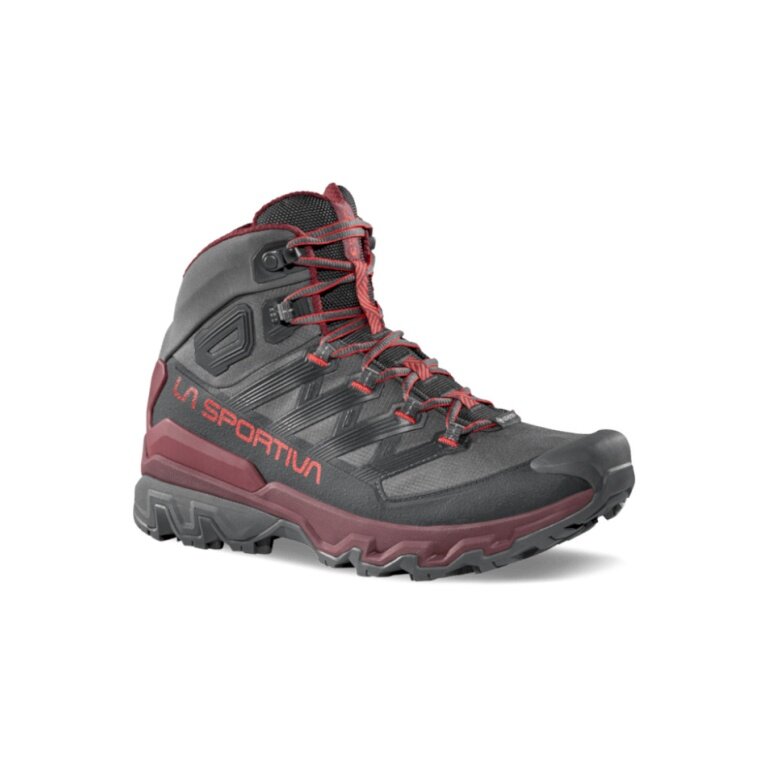 Buty trekkingowe La Sportiva Ultra Raptor 3 Mid GTX (wodoodporne) w kolorze węglowym/czerwonym dla mężczyzn