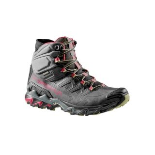 La Sportiva Buty do biegania w terenie Ultra Raptor II Mid Leather GTX (skóra nubukowa, wodoodporne) w kolorze węgorzowym dla kobiet