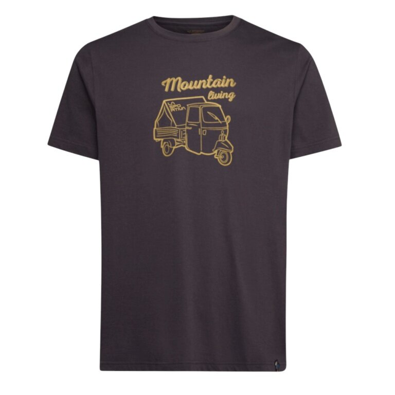 La Sportiva Koszulka turystyczna / rekreacyjna Ape - Mountain Living - (Bawełna) onyxowy szary Mężczyźni