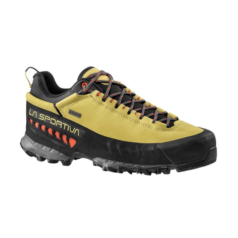 Buty trekkingowe La Sportiva TX 5 Low GTX (skóra nubukowa, podejście, wodoodporne) zielono-żółte/czarne damskie