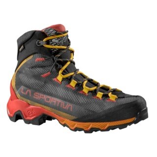 Buty trekkingowe La Sportiva Aequilibrium Hike GTX (wodoodporne) w kolorze węgorzowym/żółtym dla mężczyzn