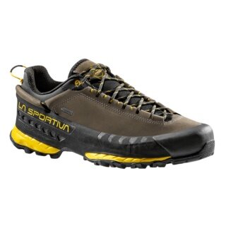 La Sportiva Buty trekkingowe TX 5 Low GTX (Skóra nubukowa, podejście, wodoodporne) węglowo-szare/żółte męskie