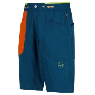 La Sportiva Spodnie Wędrowne Ecstatic Short (optymalna swoboda ruchów) krótkie ciemnoniebieskie męskie