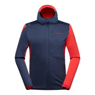 La Sportiva Fleecejacka Chill Thermal Hoody (z kapturem, oddychająca) granatowo-czerwona męska