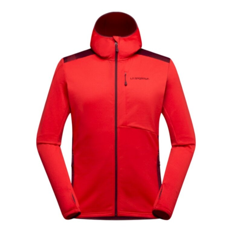 La Sportiva Fleecejacka Chill Thermal Hoody (z kapturem, oddychająca) czerwona męska