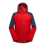 Kurtka Softshell La Sportiva Crest Evo Shell (wiatrproof, wodoodporna) czerwona/nocnoniebieska męska