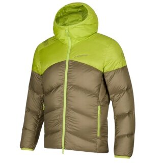 La Sportiva Kurtka zimowa Nature Down (izolacja Primaloft) jasnobrązowa/lime męska