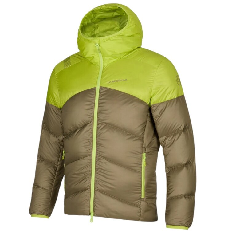 La Sportiva Kurtka zimowa Nature Down (izolacja Primaloft) jasnobrązowa/lime męska