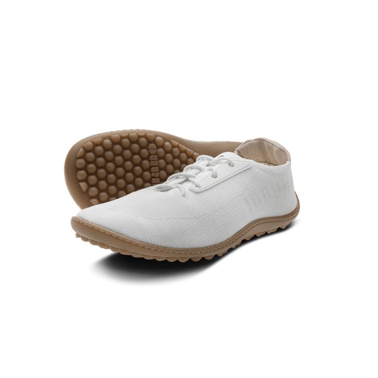 Leguano Buty do chodzenia boso (elastyczna podeszwa, bezszwowe) białe