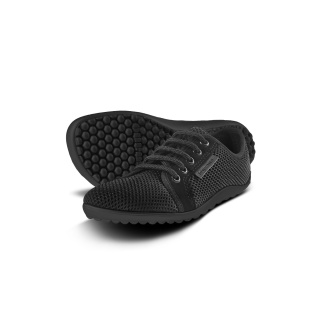 Leguano buty do biegania na bosaka Sneaker Active (elastyczna podeszwa) czarne