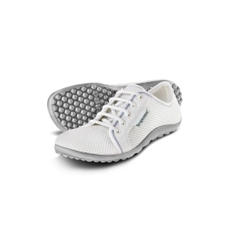 Leguano Buty Bafusschuhe Sneaker Active (elastyczna podeszwa) biało/szare