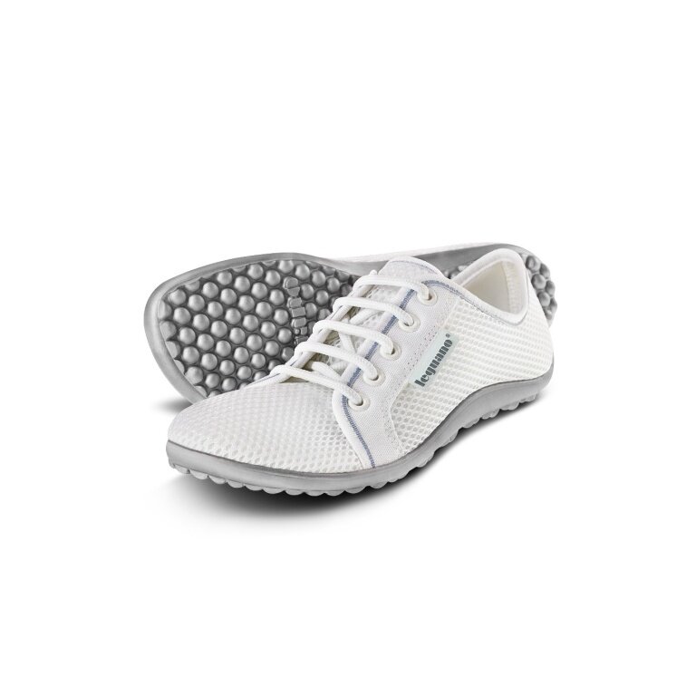 Leguano Buty Bafusschuhe Sneaker Active (elastyczna podeszwa) biało/szare
