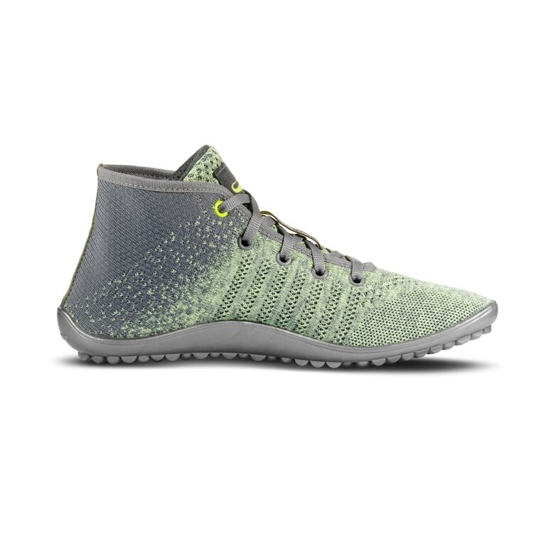 Leguano Minimal-Sneaker Go (elastyczna podeszwa, czucie boso) zielony/szary