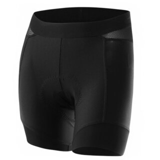 Spodenki rowerowe Löffler Cycling Light Hotbond Short (dopasowane, bezszwowe) krótkie czarne damskie
