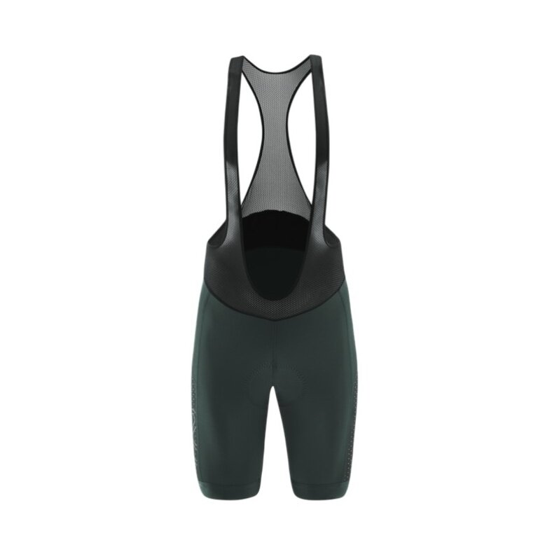 Spodenki rowerowe Löffler Bib-Shorts Bike Aeroflex Winner 4 (oddychające, szybko schnące) leśna zieleń męskie