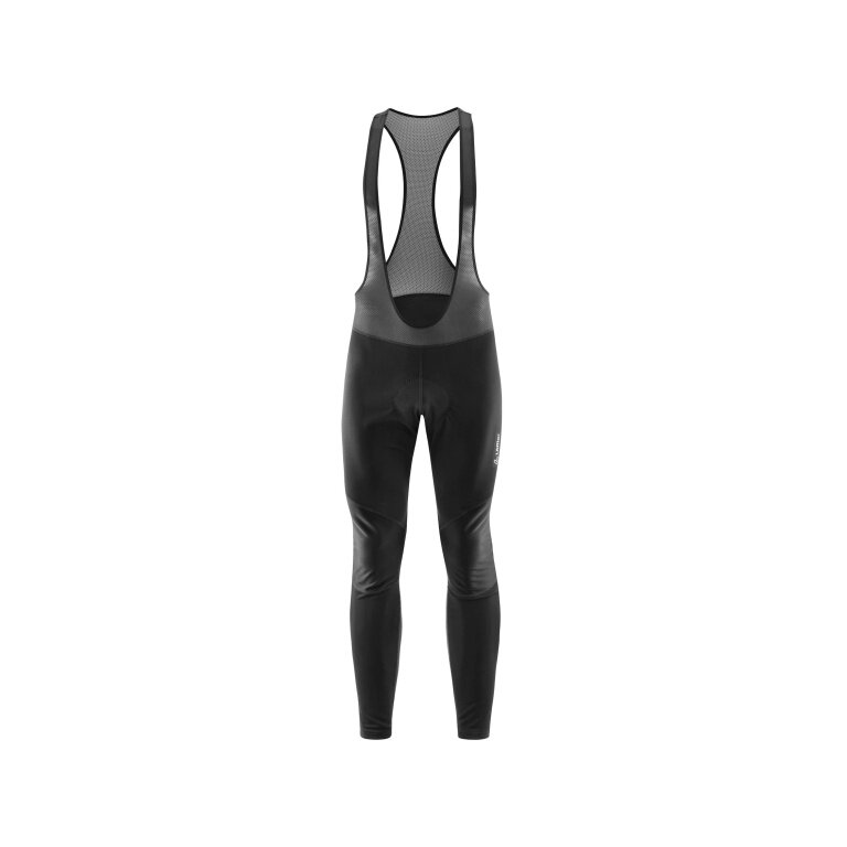 Spodnie rowerowe Löffler Bike BIB Tight AB Elastic (wiatroszczelne, izolujące ciepło) długie czarne męskie