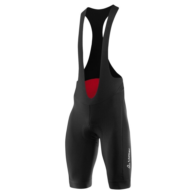 Spodenki rowerowe Löffler Bib-Shorts Bike Hotbond® (oddychające, szybkoschnące) czarne męskie