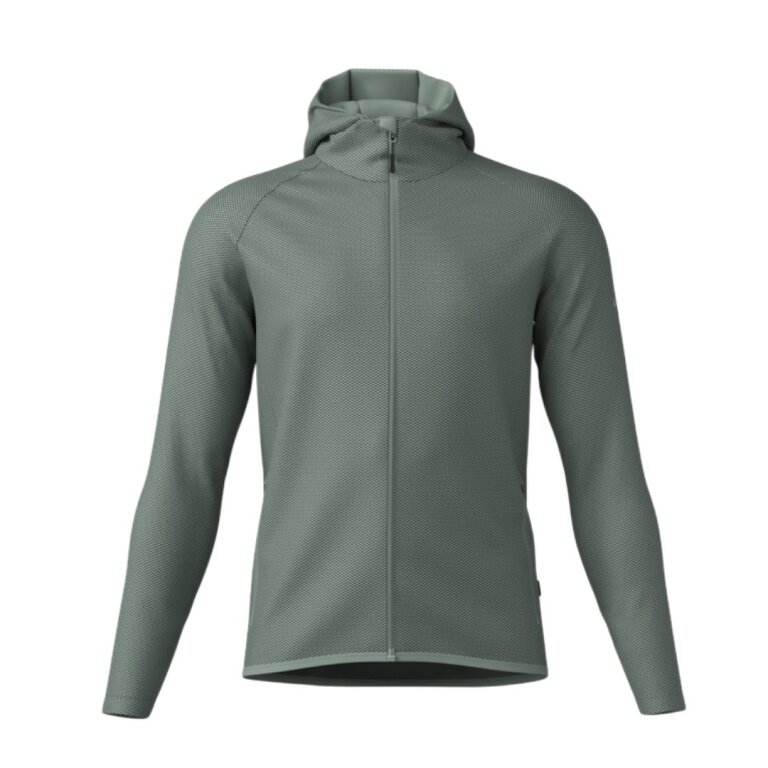 Kurtka z kapturem Löffler Hoody Transtex Cube (szybkoschnąca, oddychająca) zielona męska