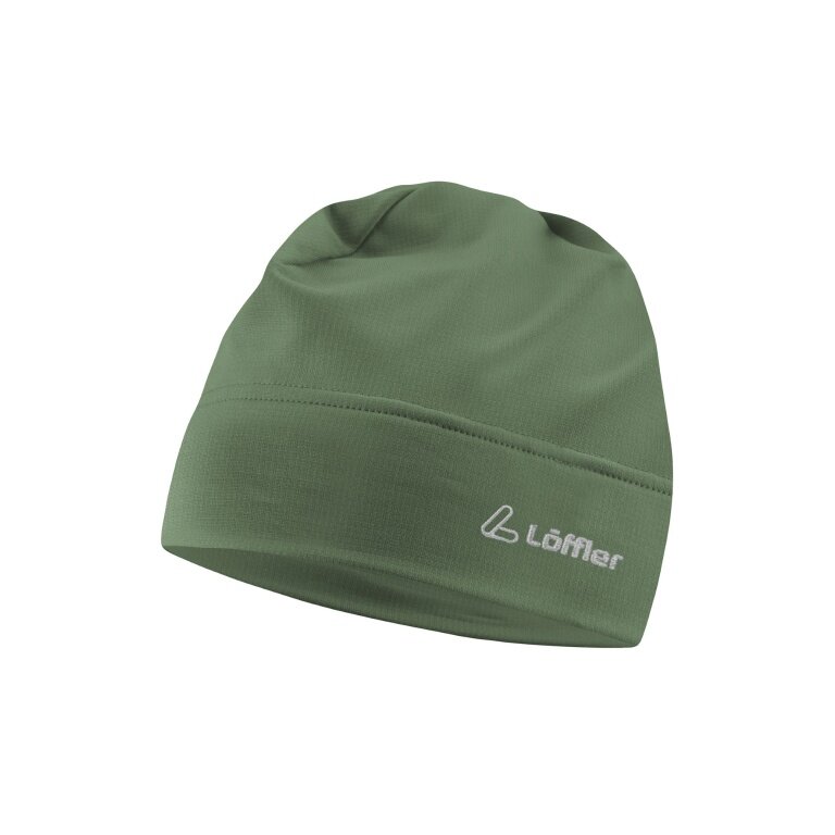 Czapka Löffler (Beanie) Tech-Stretch Fleece - ciemnozielona
