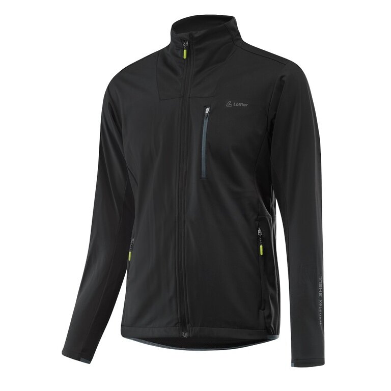 Kurtka Softshell Löffler Nordic TXS (wiatroodporna, oddychająca, wodoodporna) czarna męska