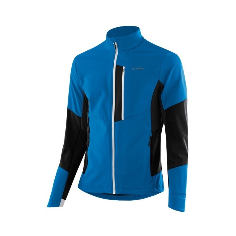 Kurtka softshell Löffler XC-Pure TXS (wiatroszczelna, oddychająca) niebiesko-czarna męska