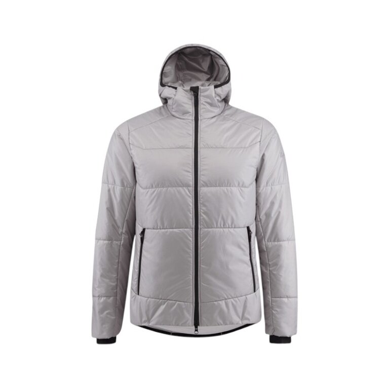 Kurtka zimowa Löffler PL100 (PrimaLoft® Gold, wiatroszczelna, izolująca ciepło) szara męska