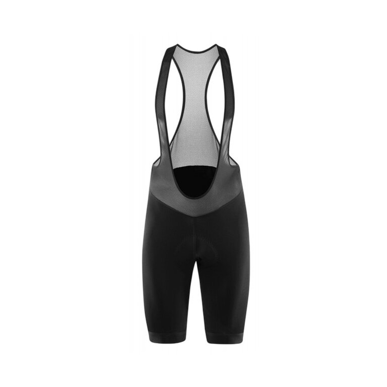 Spodenki rowerowe Löffler Bib-Shorts Bike Basic (oddychające, szybko schnące, dopasowane) czarne/szare męskie