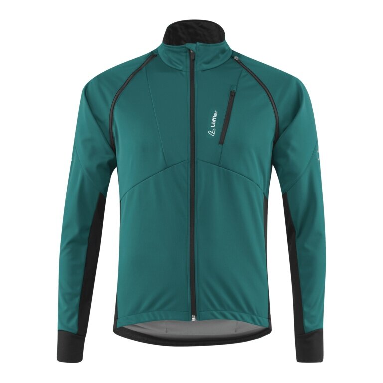 Kurtka rowerowa Löffler Bike Zip-Off San Remo AB Light (Softshell, wiatroszczelna, oddychająca) teal zielony męski