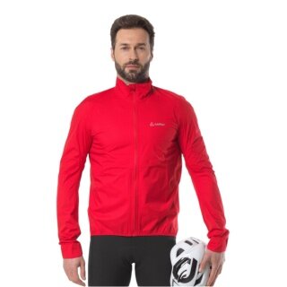 Kurtka rowerowa Löffler Bike WPM Pocket (wiatroszczelna, wodoodporna, lekka) czerwona męska