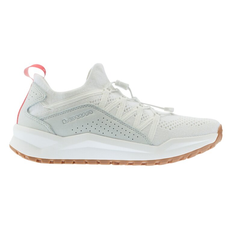 Lowa codzienne buty podróżne Kaloya Knit (tekstylia/skóra gładka) jasnoszare/białe męskie