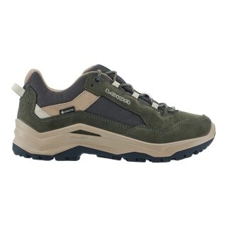 Lowa buty trekkingowe Ventierra LO GTX (skóra zamszowa/tekstylia, wodoodporne) oliwkowo-zielone/beżowe damskie