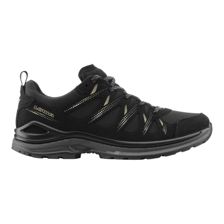 Lowa buty trekkingowe Innox Evo II GTX (wszechstronne, tekstylne/mikrofibra, wodoodporne) czarne/szampańskie damskie