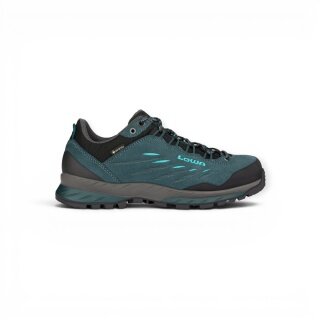 Lowa buty trekkingowe Delago GTX Low (trekking, zamsz, wodoodporne) petrolowy/aquamarin damskie