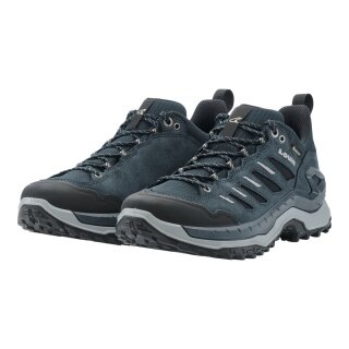 Buty trekkingowe Lowa Innovo Low GTX (wszechstronne, zamsz/textyl, wodoodporne) granatowo/szare męskie