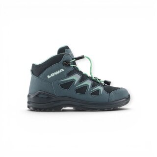 Lowa buty trekkingowe Innox Evo GTX QC (syntetyk/tekstylia, wodoodporne) granatowo/jadeitowe dla małych dzieci