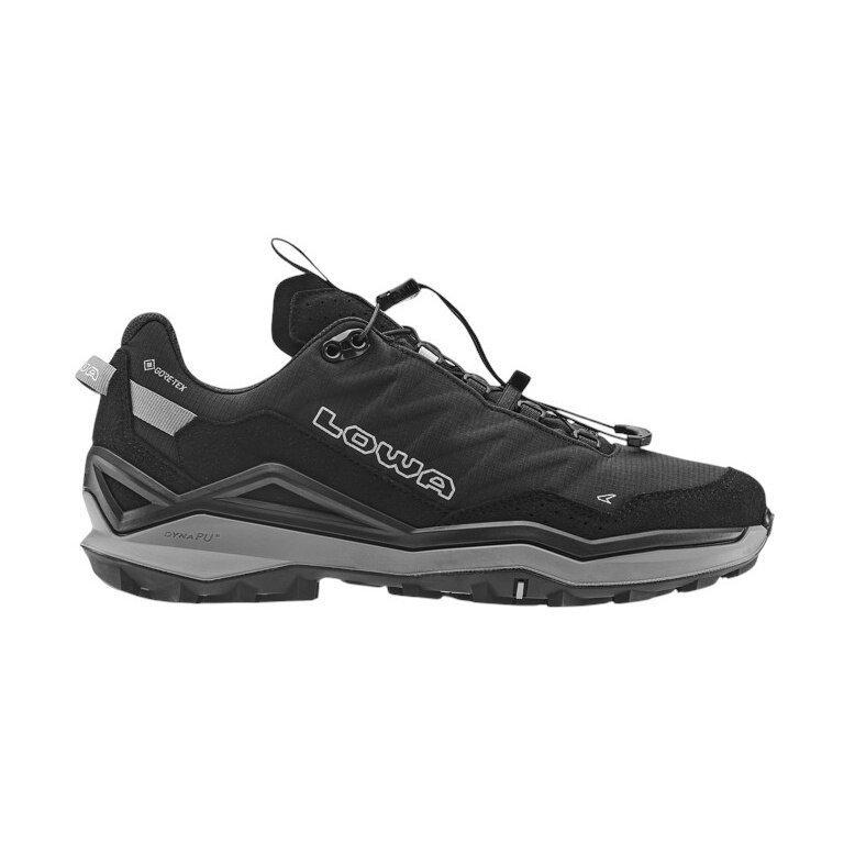 Lowa buty trekkingowe Maddox Pro Low GTX SL (Fast-Hiking, tekstylia/synteza, wodoodporne) czarne/szare męskie