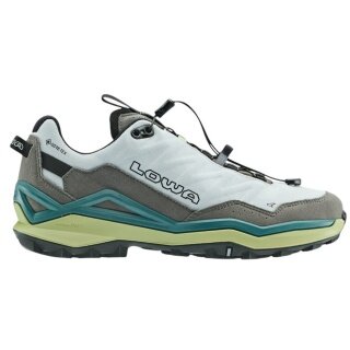 Lowa buty trekkingowe Maddox Pro Low GTX SL (Fast-Hiking, tekstylne/syntetyczne, wodoodporne) szare/paproć męskie