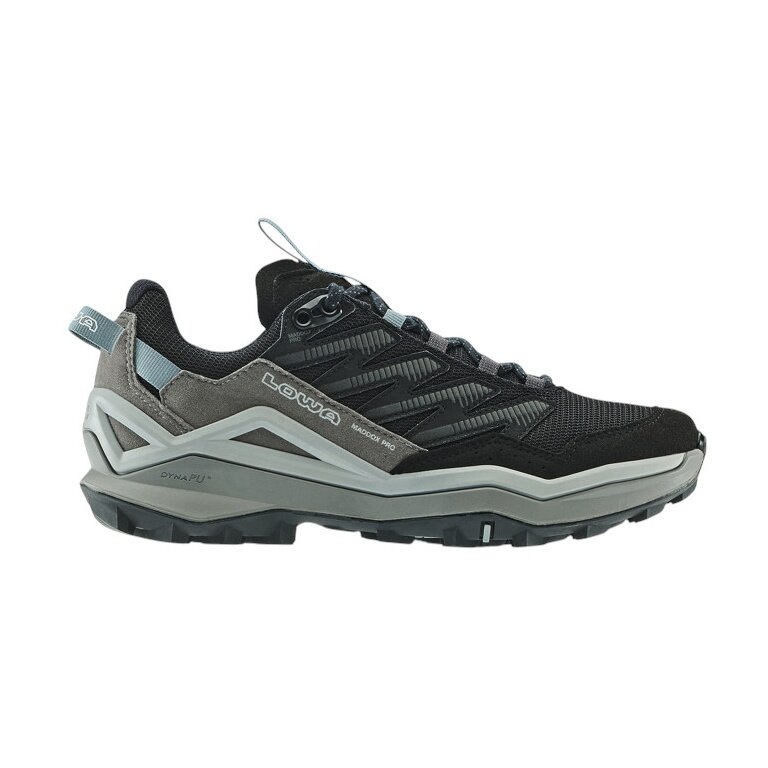 Lowa buty trekkingowe Maddox Pro Low (Fast-Hiking, tekstylia/synteza) czarne/szare damskie