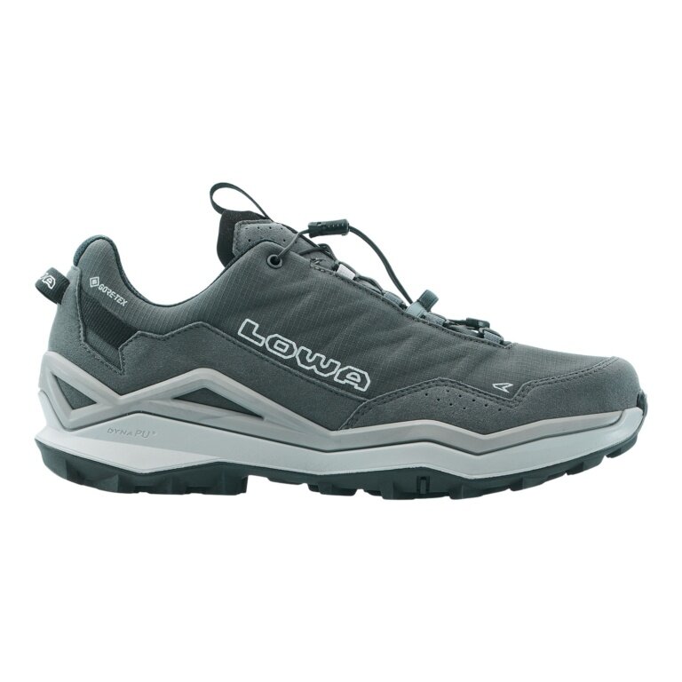 Lowa buty trekkingowe Maddox Pro Low GTX SL (Fast-Hiking, tekstylne/syntetyczne, wodoodporne) szare męskie
