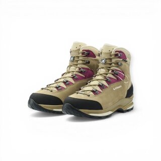 Lowa buty trekkingowe Mauria Evo GTX (skóra nubukowa) 2026 beżowo/bordowe damskie